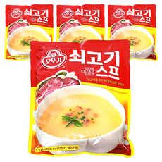 오뚜기 쇠고기 스프, 1kg, 4개