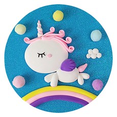 크리에이티브조이 어르신용 점토 캐릭터 만들기 칼라클레이, 랜덤세트1, 100g, 1세트