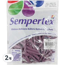 Sempertex 魔術氣球 260S 50入, 粉彩薄暮薰衣草, 2個