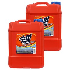 LG생활건강 슈퍼테크 뉴 액체세제 본품, 14L, 2개