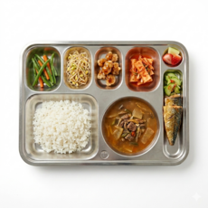 세신유엔씨 5찬 식판, 1개