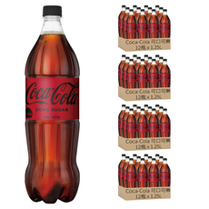Coca-Cola 可口可樂 ZERO SUGAR 無糖 1.25L, 48瓶
