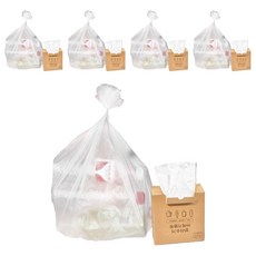 하비티 배접 분리수거 쓰레기 비닐봉투 박스포장 200매, 20L, 5개