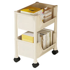 Linef Gureumi 手推車層架, 2層, 白色