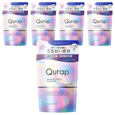 Qurap 胺基酸保濕修護洗髮精補充包 水果花香 5包, 370ml