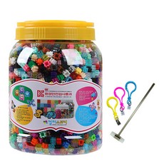 彩色故事變形塊 10mm 19 色 3600p 套裝 + 設計 + 戒指隨機發貨, 混色