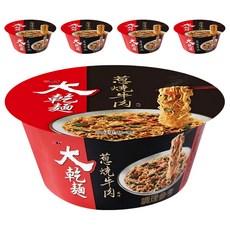 維力 大乾麵 蔥燒牛肉風味, 5入