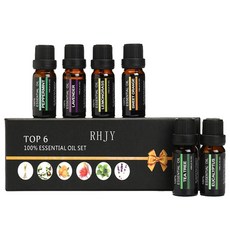 香薰精油, 薰衣草+薄荷+甜橙+茶樹+檸檬草+尤加利, 10ml, 6瓶