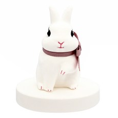 O'Pretty 歐沛媞 室內車用香氛擴香石擺飾 可愛兔蝴蝶結 (7X8cm), 1個