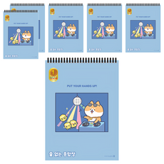 morning glory 2000 無格綜合筆記本 A, 款式隨機, 6個