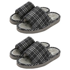 아날도바시니 팅커벨 지압 거실화, 블랙, 2개