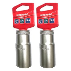 WORKPRO 長套筒 27mm WP274132, 2個