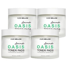 Pure Mellow 鱷梨綠洲爽膚水墊 70p, 70片, 4罐