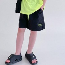 BerryCloset 男童衝浪LOGO海灘褲