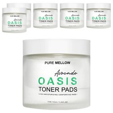 Pure Mellow 鱷梨綠洲爽膚水墊 70p, 70片, 6罐