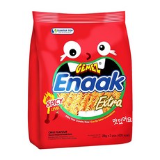 GEMEZ Enaak 韓式小雞麵 辣味 3包, 84g, 1袋