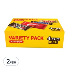 MARS 瑪氏 4種巧克力混合組, 520.5g, 2盒