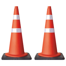 DKS 重型彩色交通錐, 2個, 橘色