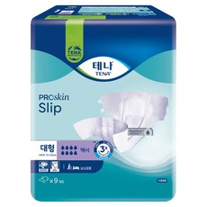 TENA 添寧 PROskin Slip Maxi 黏貼式成人紙尿褲, 大號(72~122cm), 9片, 1包