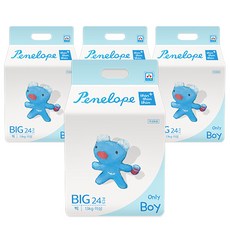 Penelope Thin Thin Thin加強版超薄褲型尿布 男童款, XXL, 96片