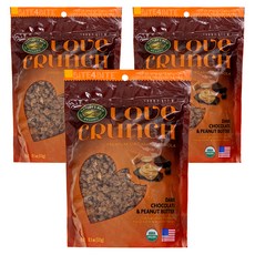 NATURE'S PATH 黑巧克力奶油花生醬口味格蘭諾拉燕麥片, 325g, 3個