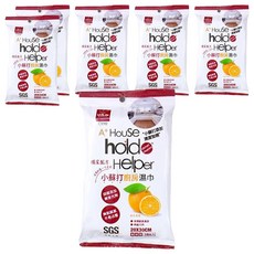 UdiLife 優的生活大師 hold Helper 小蘇打廚房濕巾 20x30cm, 15張, 6包