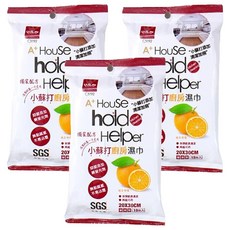 UdiLife 優的生活大師 hold Helper 小蘇打廚房濕巾 20x30cm, 15張, 3包