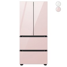[색상선택형] 삼성전자 비스포크 490L 스탠드형 4도어 김치냉장고 AI 김치플러스 방문설치, RQ49DB9401AP