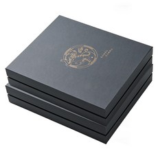 뮤니드 그레이스 클래식 레이어 지함 선물상자, 2개, 다크그레이