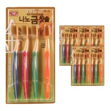 Clean32 雙重細軟毛奈米黃金牙刷, 6套, 4入