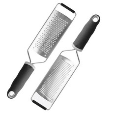 起司不鏽鋼刨刀 2入組, 黑色