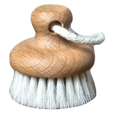 fA brushes 森詠木香 天然馬毛深層臉部按摩乾刷, 淺棕色, 1個, 1入