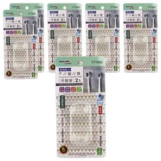 minono 米諾諾 不留痕牙刷架 2個 6包, 171496, 1組