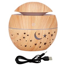 GLiTTER 宇堂 水氧機 GT-8151 七彩LED燈 USB供電 迷你加濕器, 星星月亮