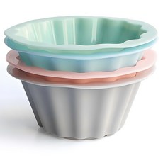 矽膠鬆餅麵包模具 4 件套, 1組