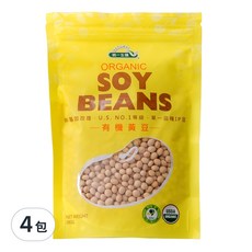 統一生機 有機黃豆, 380g, 4包