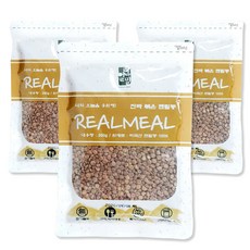 리얼밀 볶은 렌틸콩, 3개입, 200g