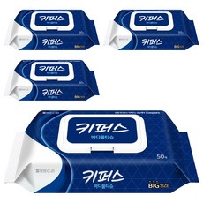 키퍼스 바디물티슈 캡형, 45g, 50매, 4세트