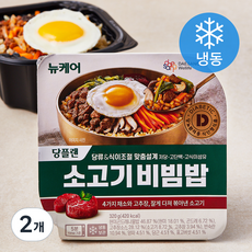 뉴케어 당플랜 소고기 비빔밥 (냉동), 320g, 2개