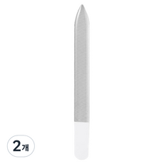 Nalli Sisters 高級多用途指甲護理美甲銼刀 尖頭, 透明, 2個