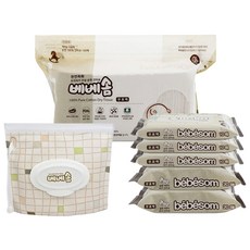베베솜 순면 건티슈 10매 x 3p + 20매 x 2p + 100매 + 지퍼백 세트 1, 1개