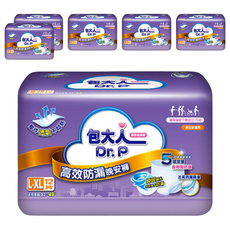 Dr.P 包大人 高效防漏晚安褲, 6包, 12片, L~XL