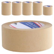 BUKWANG KOREA CHEMICALS 低噪音牛皮紙箱膠帶 40m, 米色, 15個