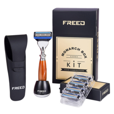 FREED 五刀式刮鬍刀尊爵四件組禮盒, 1組, 1盒