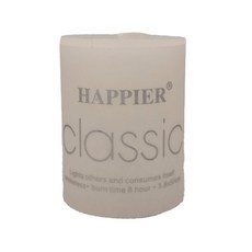 Classic 經典圓柱香薰蠟燭 3.8 x 5cm 4個, 香草, 80g, 1組