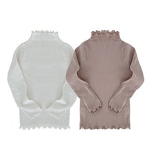 UR:BASIC童款羅紋長袖上衣 2件組