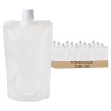 MOMSQUEEZE 吸嘴飲料袋, 300ml, 25個, 1組, 18 x 12cm