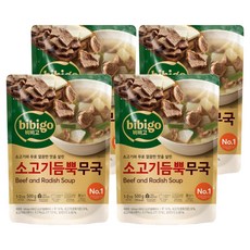 비비고 소고기듬뿍무국, 500g, 4개