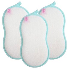 韓國 OCEAN 嬰兒浴巾, 藍色, 3個, 1入