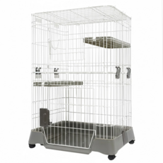 MARUKAN MK 舒適雙層貓籠 MK-CT-324, 灰色, 1個